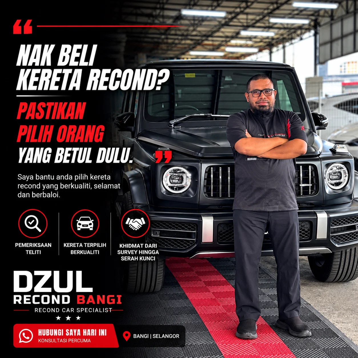 Dzul Recond Bangi recond car specialist untuk family luxury dan performance